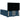 Pat box spring cu saltea, albastru, 140x190 cm, catifea
