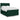 Pat box spring cu saltea, verde închis, 140x190 cm, catifea