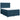 Pat box spring cu saltea, albastru, 140x190 cm, catifea