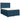 Pat box spring cu saltea, albastru, 140x200 cm, catifea