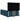 Pat box spring cu saltea, albastru, 140x200 cm, catifea