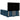 Pat box spring cu saltea, albastru, 140x200 cm, catifea