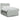 Pat box spring cu saltea, gri deschis, 140x200 cm, catifea