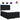Pat box spring cu saltea, negru, 140x200 cm, catifea