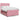 Pat box spring cu saltea, roz, 140x200 cm, catifea