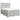 Pat box spring cu saltea, gri deschis, 160x200 cm, catifea