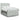 Pat box spring cu saltea, gri deschis, 160x200 cm, catifea