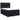 Pat box spring cu saltea, negru, 160x200 cm, catifea