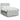 Pat box spring cu saltea, gri deschis, 160x200 cm, catifea