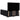 Pat box spring cu saltea, negru, 160x200 cm, catifea