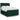 Pat box spring cu saltea, verde închis, 160x200 cm, catifea