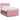 Pat box spring cu saltea, roz, 160x200 cm, catifea