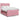 Pat box spring cu saltea, roz, 160x200 cm, catifea