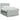 Pat box spring cu saltea, gri deschis, 160x200 cm, catifea