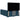 Pat box spring cu saltea, albastru, 160x200 cm, catifea
