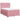 Pat box spring cu saltea, roz, 160x200 cm, catifea