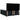 Pat box spring cu saltea, negru, 180x200 cm, catifea