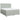 Pat box spring cu saltea, gri deschis, 180x200 cm, catifea