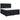 Pat box spring cu saltea, negru, 180x200 cm, catifea