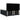 Pat box spring cu saltea, negru, 180x200 cm, catifea