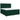 Pat box spring cu saltea, verde închis, 180x200 cm, catifea