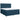 Pat box spring cu saltea, albastru, 180x200 cm, catifea