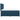 Pat box spring cu saltea, albastru, 200x200 cm, catifea