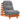 Canapea futon cu saltea, maro, 60x206x11 cm, lemn masiv de pin