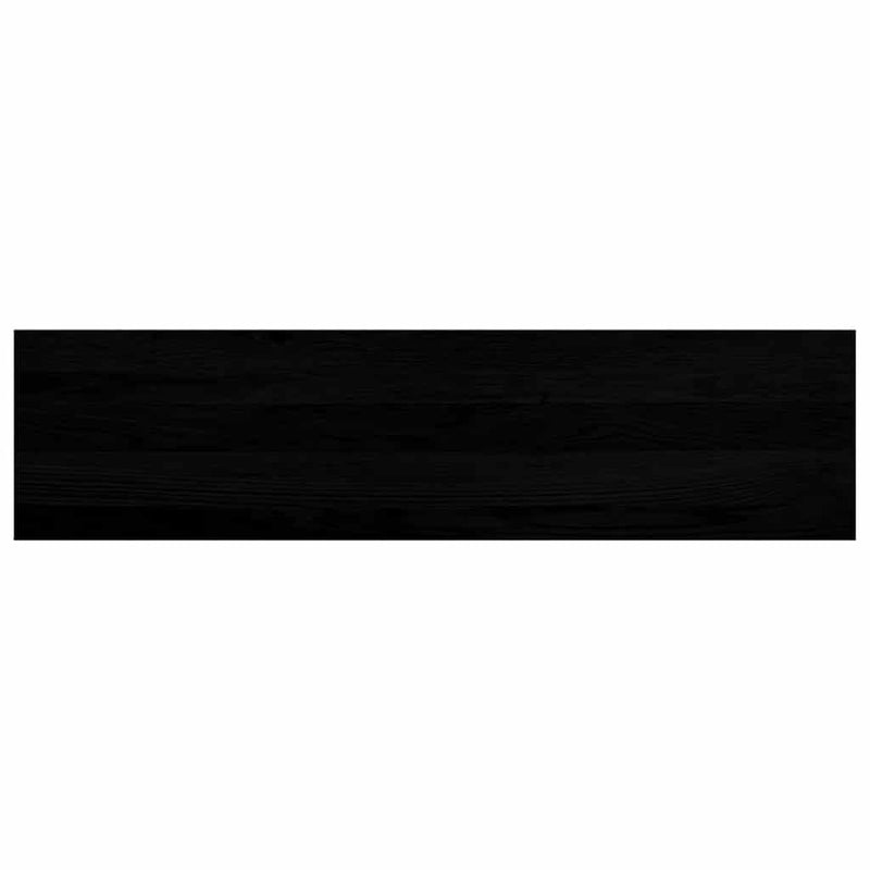 Glafuri 2 buc maro-negru 100x25x2 cm lemn masiv de stejar