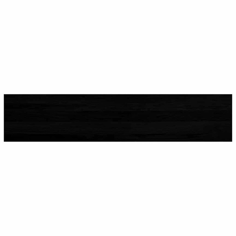 Glafuri 2 buc maro-negru 120x30x2 cm lemn masiv de stejar