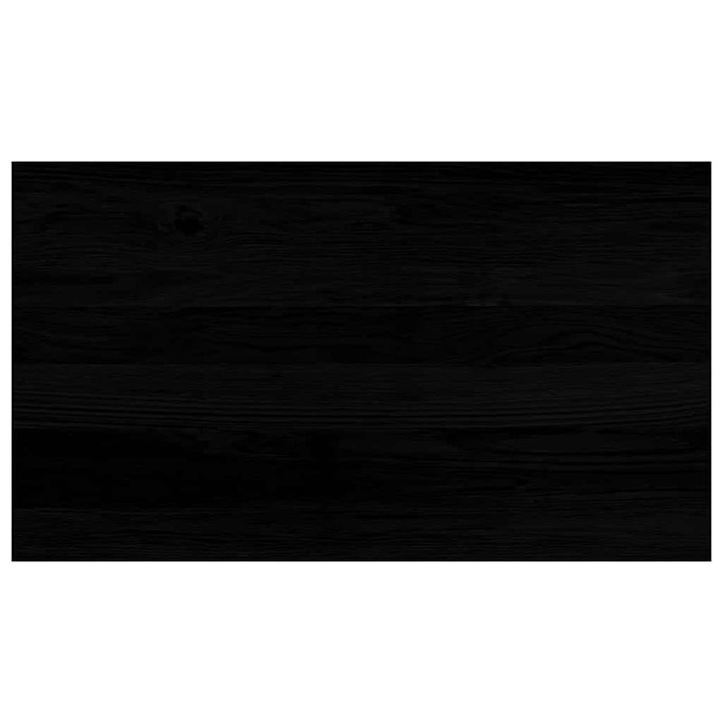 Glafuri 2 buc maro-negru 70x40x2 cm lemn masiv de stejar