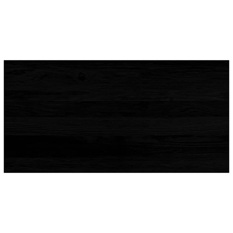 Glafuri 2 buc maro-negru 80x40x2 cm lemn masiv de stejar