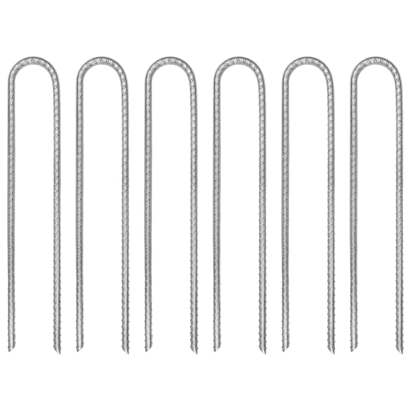 Țăruși de cort, 6 buc., 30 cm, Ø8,5 mm, oțel galvanizat