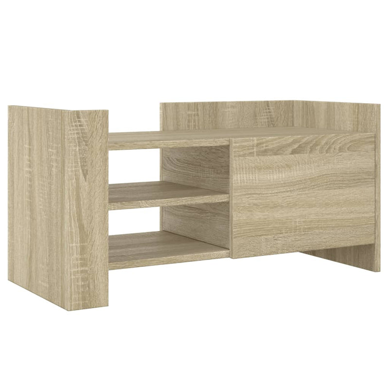 Comodă TV, stejar sonoma, 80x35x40 cm, lemn prelucrat