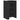 Dulap, negru, 45x35x75 cm, lemn prelucrat