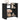 Dulap, negru, 73,5x35x75 cm, lemn prelucrat