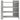 Dulap, gri beton, 73,5x35x75 cm, lemn prelucrat