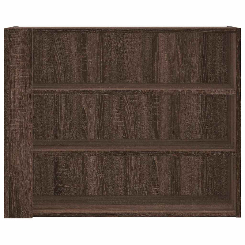 Dulap de perete, stejar maro, 75x35x60 cm, lemn compozit