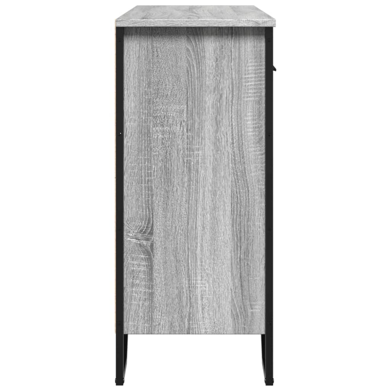 Dulap, gri sonoma, 97x32,5x74,5 cm, lemn prelucrat