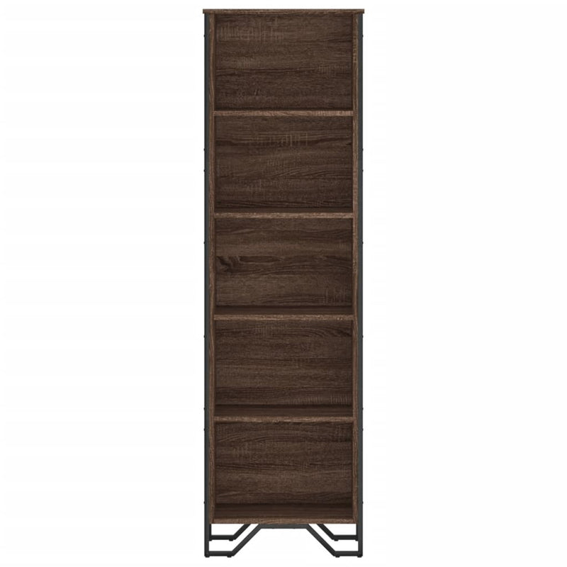 Bibliotecă, stejar maro, 50x31x169 cm, lemn prelucrat