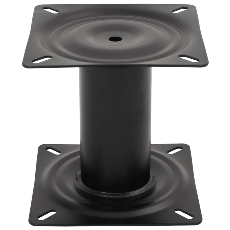 Piedestal pentru scaun de barcă, negru, 18 cm, oțel