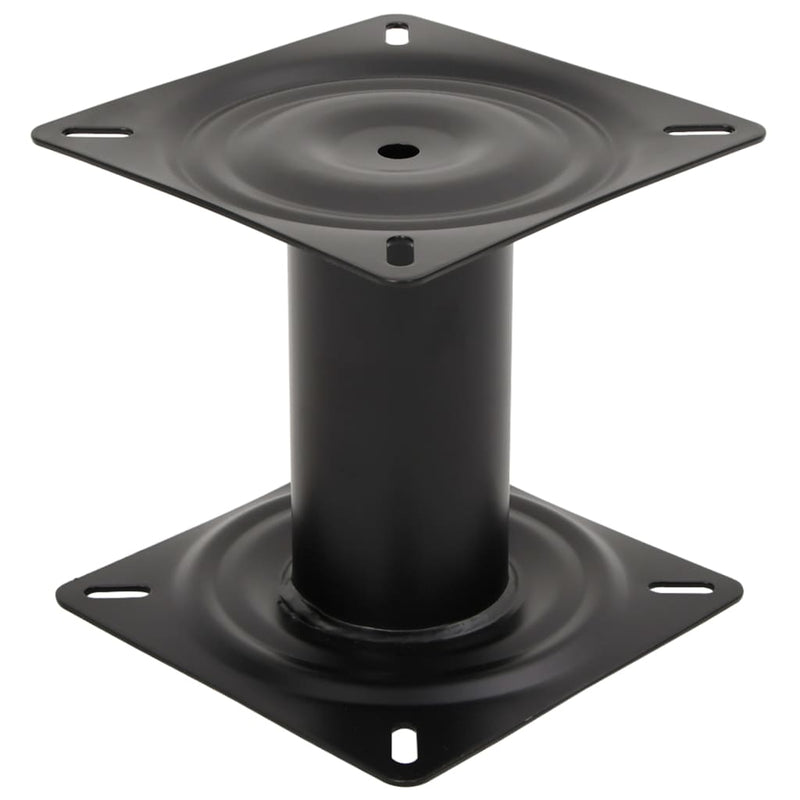Piedestal pentru scaun de barcă, negru, 18 cm, oțel