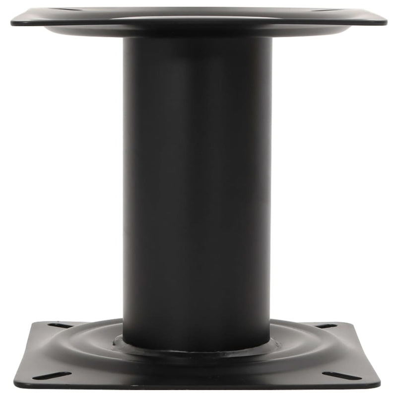 Piedestal pentru scaun de barcă, negru, 18 cm, oțel