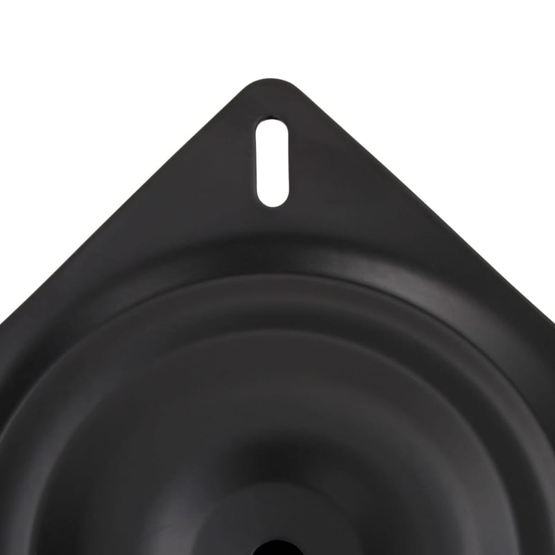 Piedestal pentru scaun de barcă, negru, 18 cm, oțel