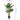 Palmier artificial cu 3 trunchiuri, verde, 120 cm, PP