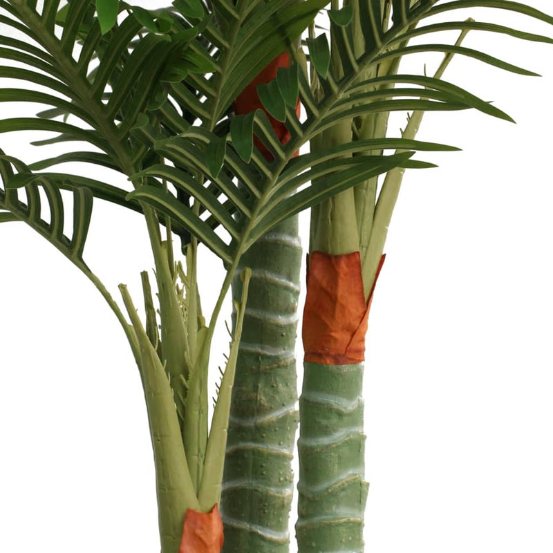 Palmier artificial cu 3 trunchiuri, verde, 180 cm, PP