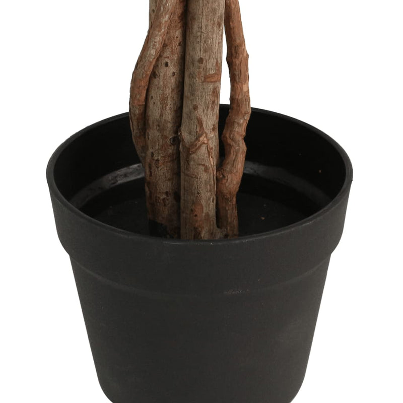 Lămâi artificial cu 3 trunchiuri, verde, 85 cm, PP