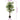 Lămâi artificial cu 3 trunchiuri, verde, 120 cm, PP