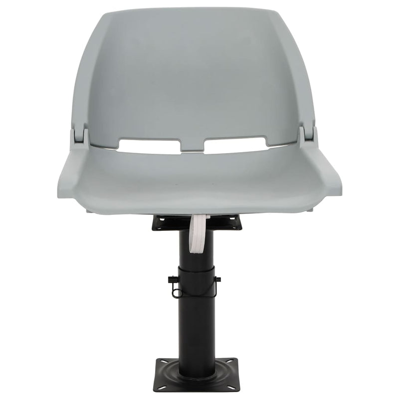 Scaun barcă cu piedestal, reglabil în înălțime, rotativ la 360°
