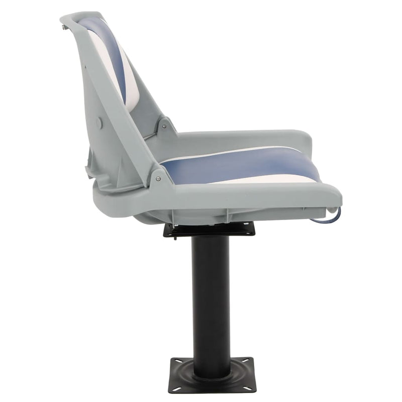 Scaun barcă cu piedestal, reglabil în înălțime, rotativ la 360°